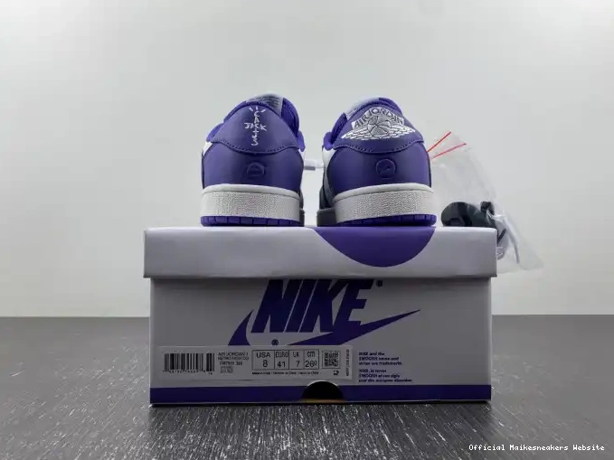 Official Maikesneakers DM7890-386 OFF-WHITE 1 JORDAN SCOTT TRAVIS CUSTOM X AIR X 0404